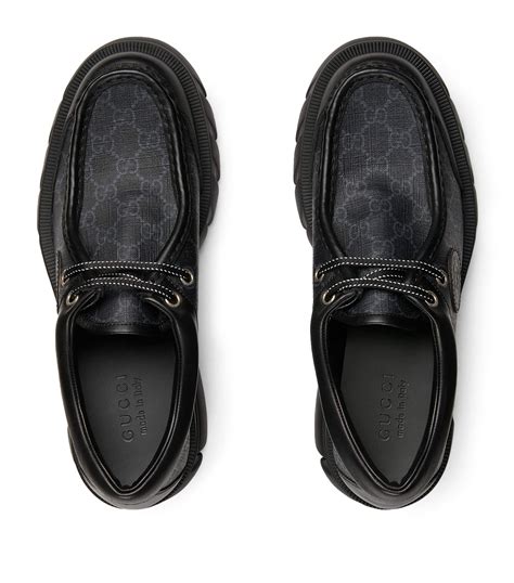 gucci mocassini perla|gucci lace up loafers.